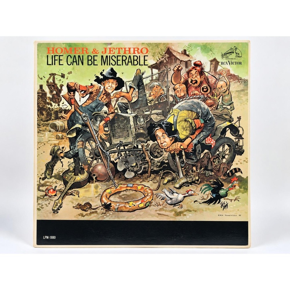 Homer & Jethro Life Can Be Miserable LP RCA Victor LPM-1880 1958 Comedy Vinyl